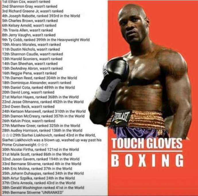 Thành tích lẫy lừng của Deontay Wilder bị một bản infographic cũ bóc phốt